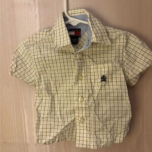 3-6m Tommy Hilfiger Plaid Button Shirt